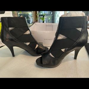 Open Ankle Boot. worn once.8. in original box.